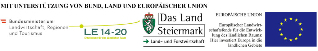 Bild mit Logos und Text 'mit Unterstützung von Bund, Land und Europäischer Union'